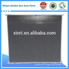 Complete aluminum radiator core for truck